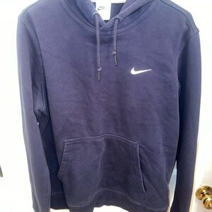 Nike Navy Swoosh Pullover Hoodie